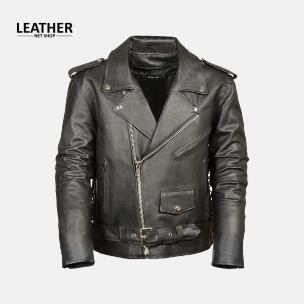 Antique Style Men's Motorcycle Leather Jacket
