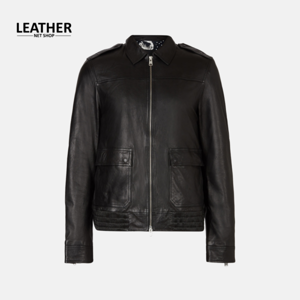 Big & Tall Mack Leather Aviator Jacket