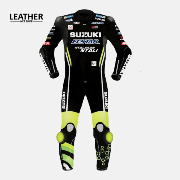 Andrea Iannone Suzuki Motogp Motorcycle Black Leather Suit 2018