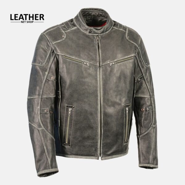 Milwaukee Leather Men's Vintage Distressed Triple Vented Jacket -5X