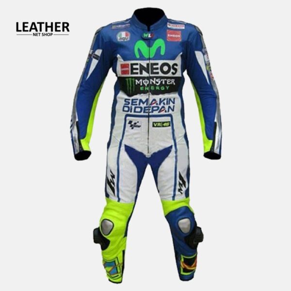 Valentino Rossi Eneos Yamaha Motorcycle Leather Suit